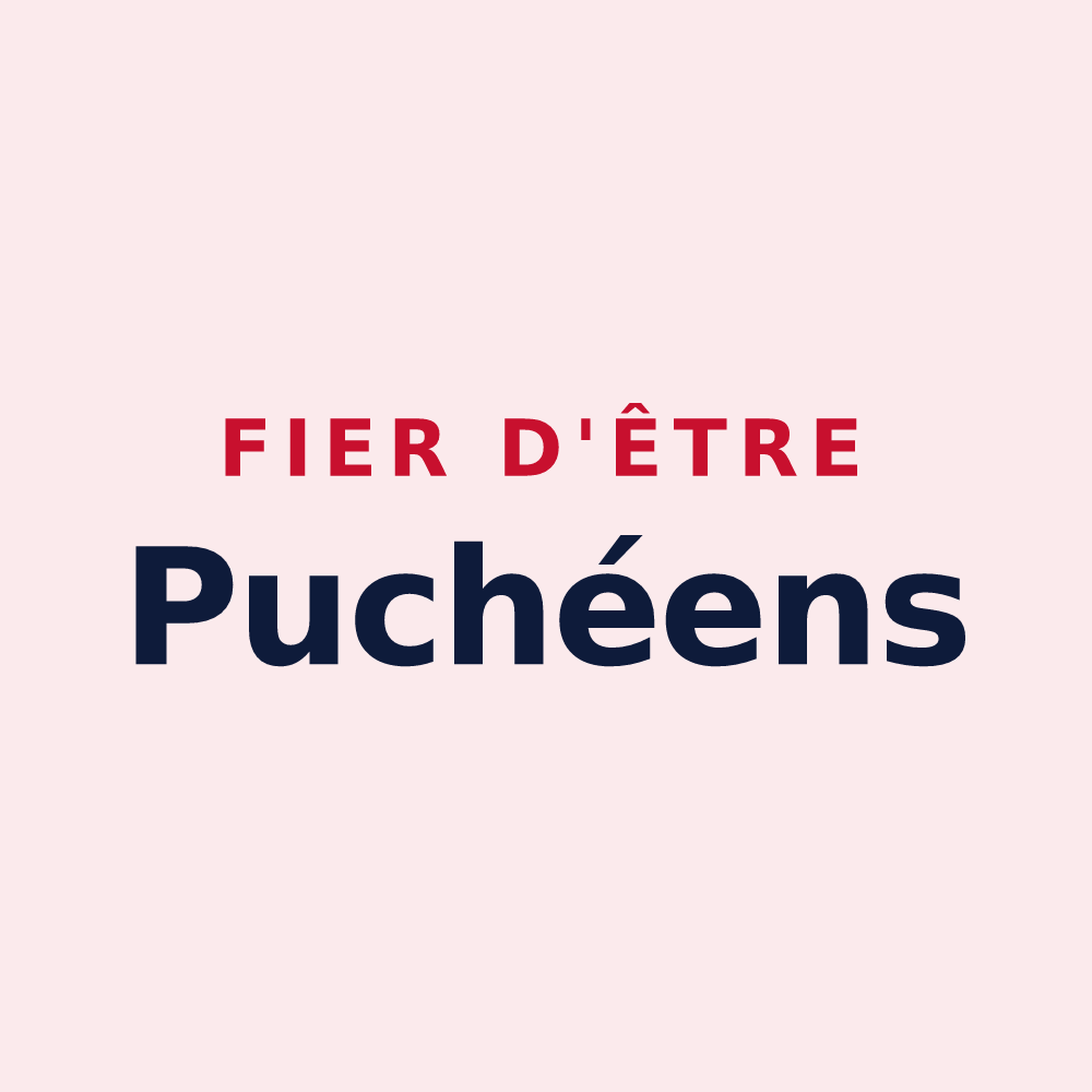 Magnet « Fier d'être Puchéens » — design pour Puchay
