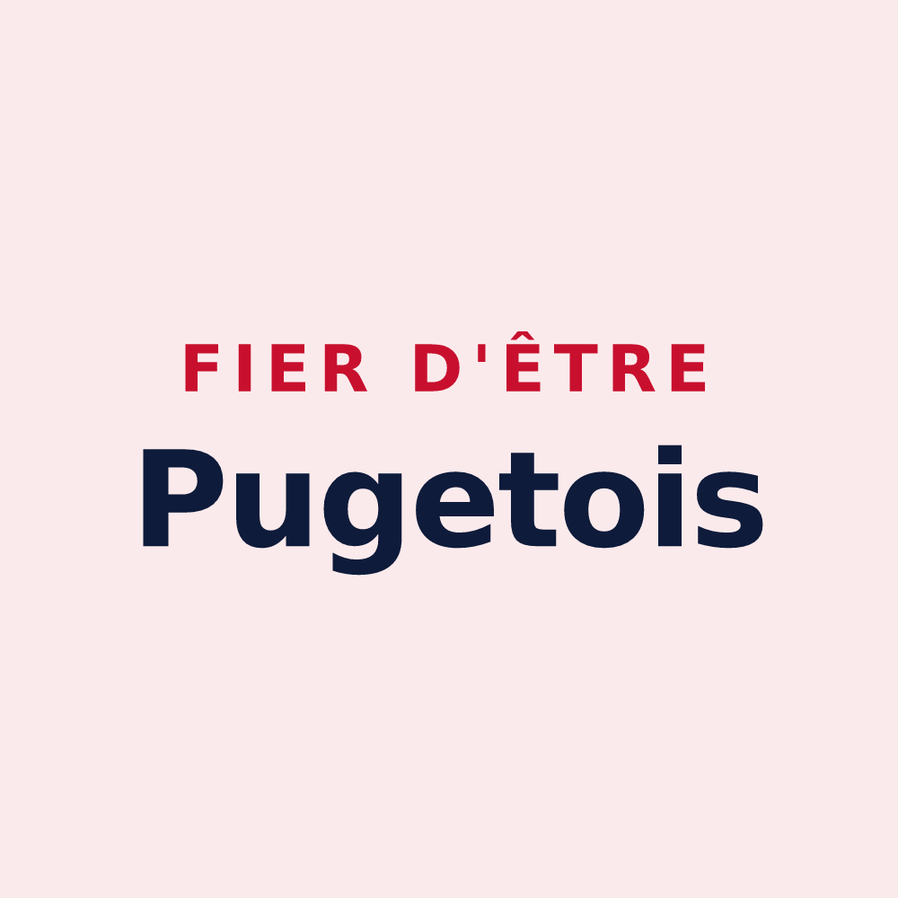 Magnet « Fier d'être Pugetois » — design pour Puget-Théniers