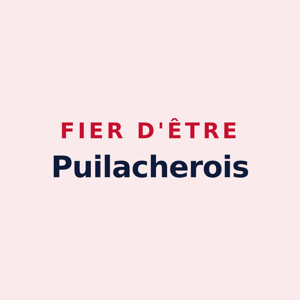 Magnet « Fier d'être Puilacherois » — design pour Puilacher