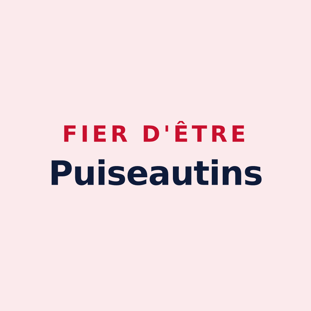 Magnet « Fier d'être Puiseautins » — design pour Puiseaux
