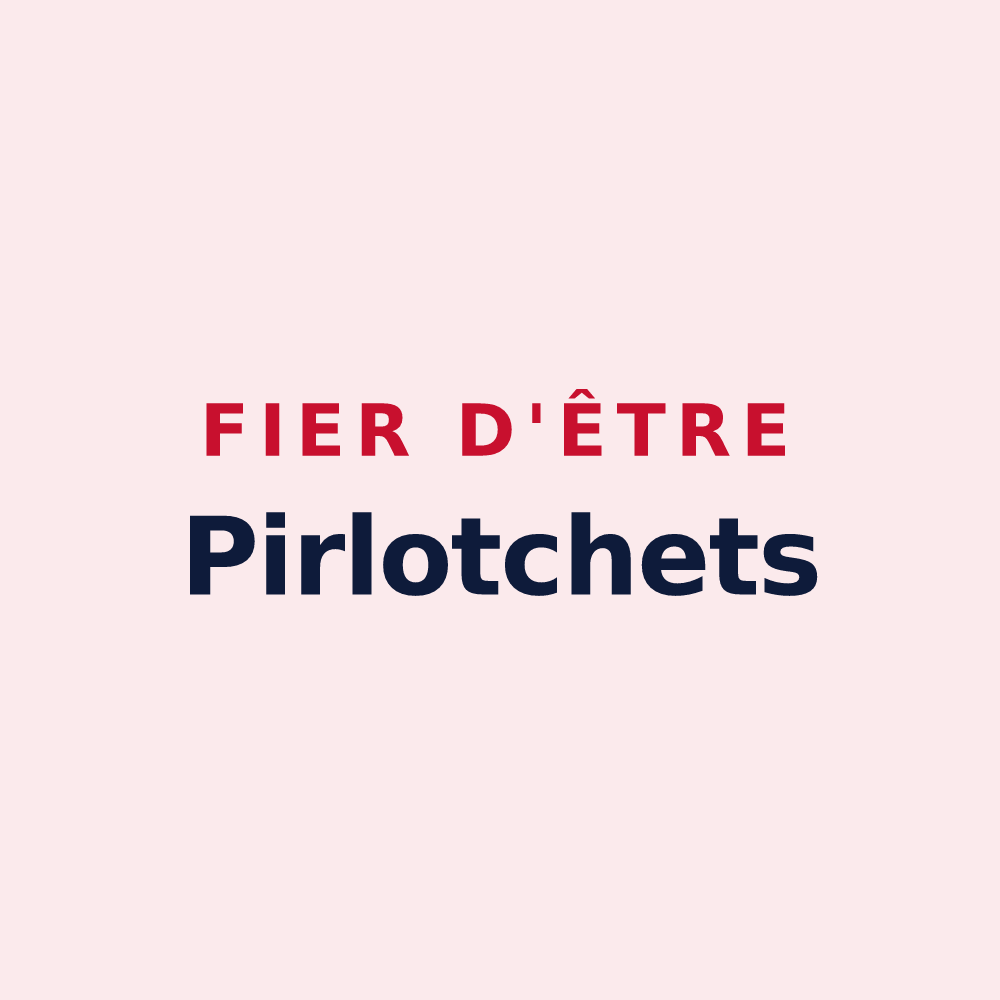 Magnet « Fier d'être Pirlotchets » — design pour Puiselet-le-Marais