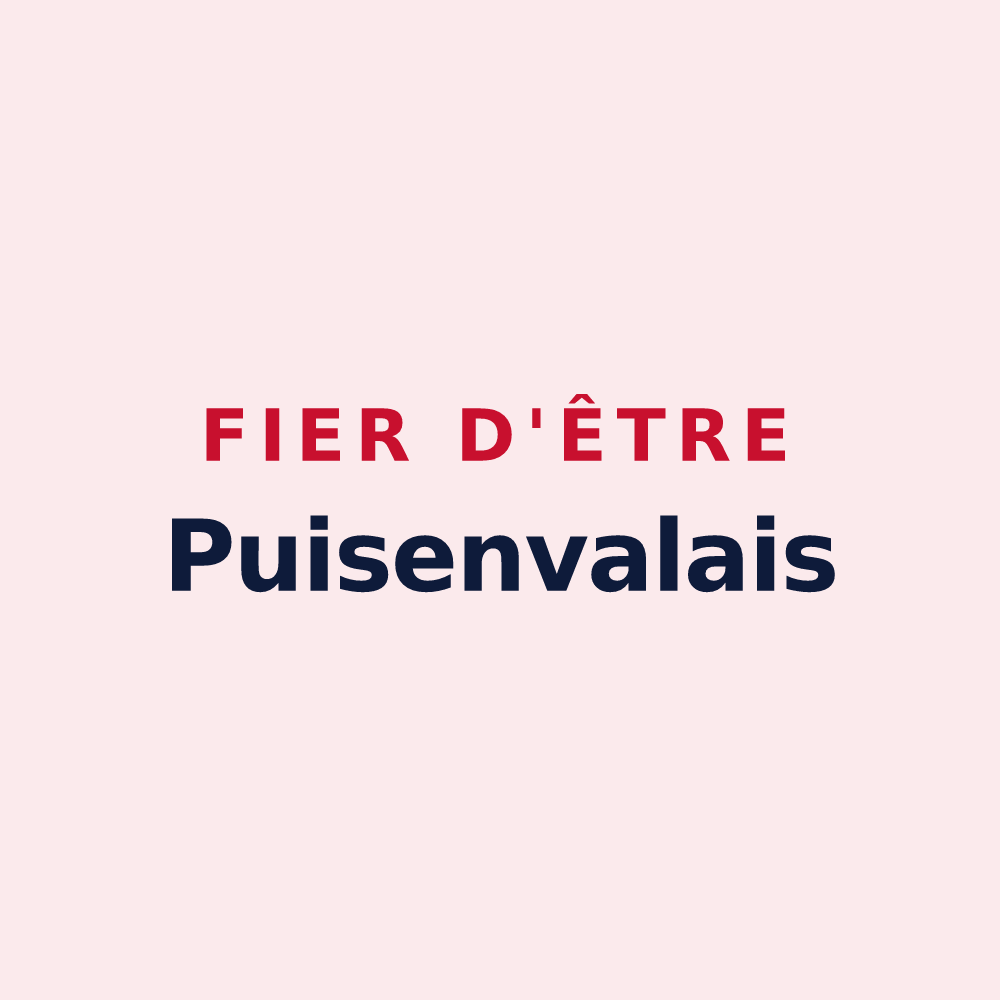 Magnet « Fier d'être Puisenvalais » — design pour Puisenval