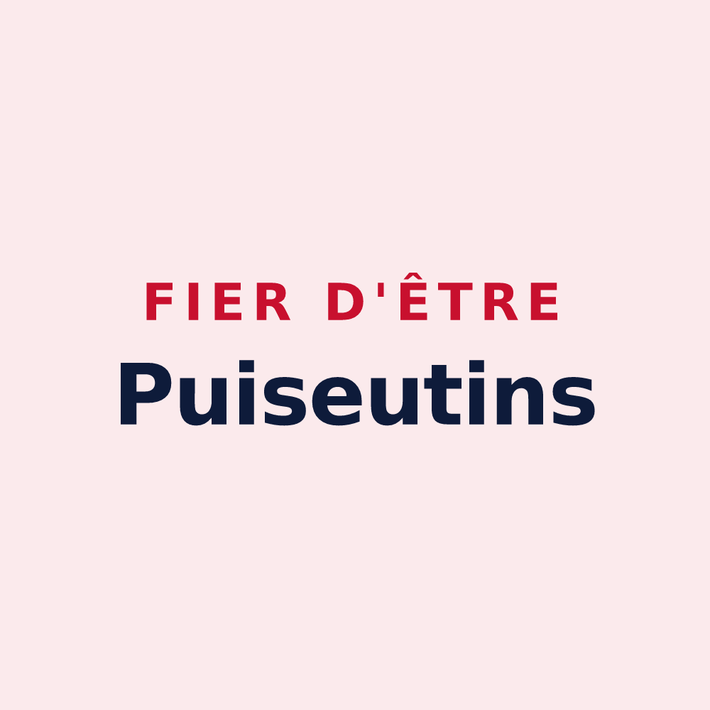 Magnet « Fier d'être Puiseutins » — design pour Puiseux