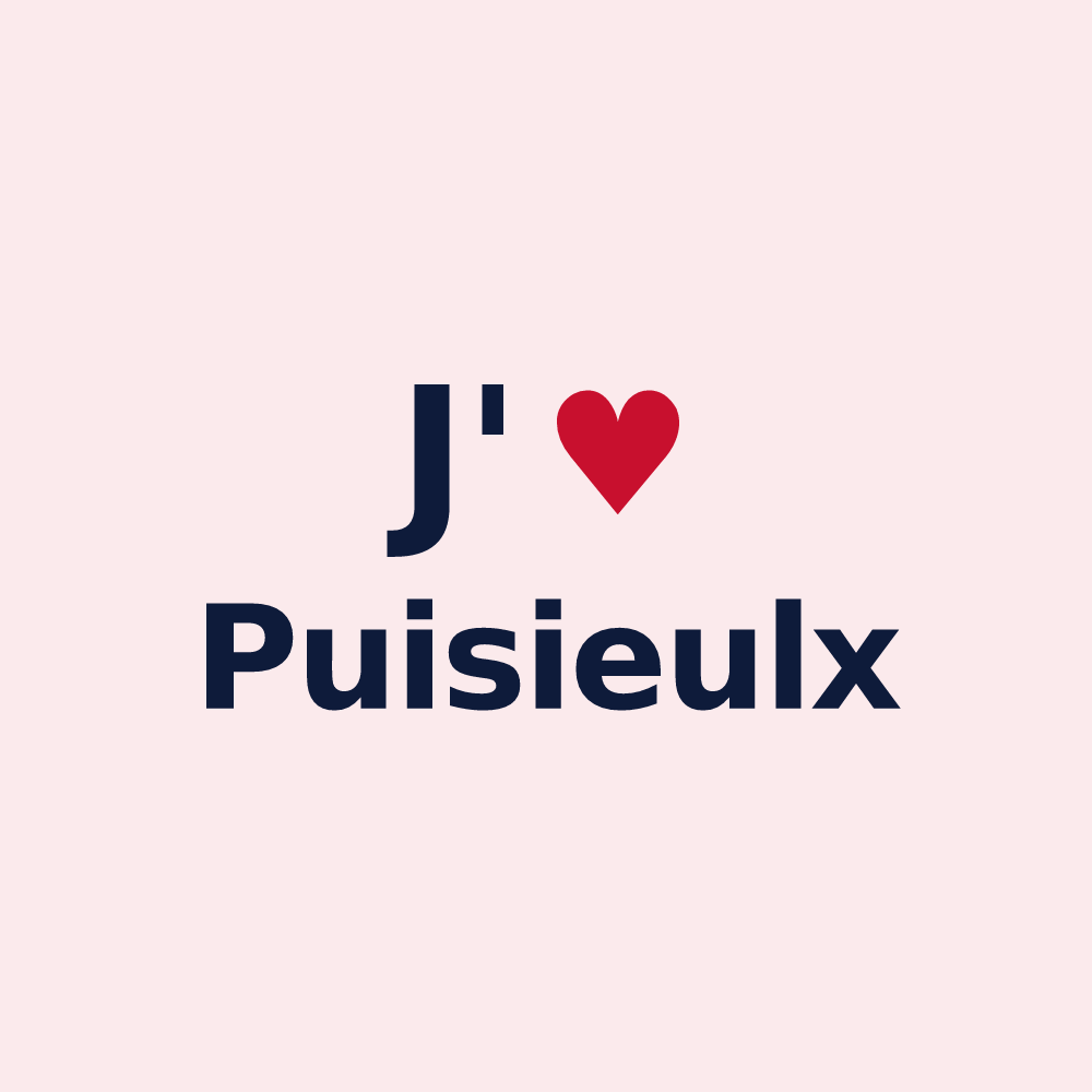 Magnet personnalisé Puisieulx — design J'aime Puisieulx