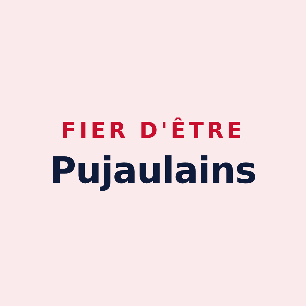 Magnet « Fier d'être Pujaulains » — design pour Pujaut