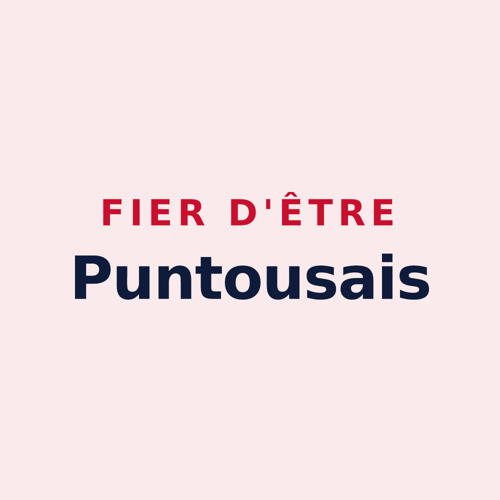 Magnet « Fier d'être Puntousais » — design pour Puntous