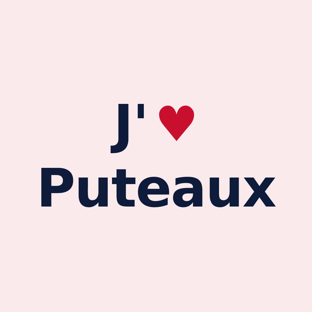 Magnet personnalisé Puteaux — design J'aime Puteaux