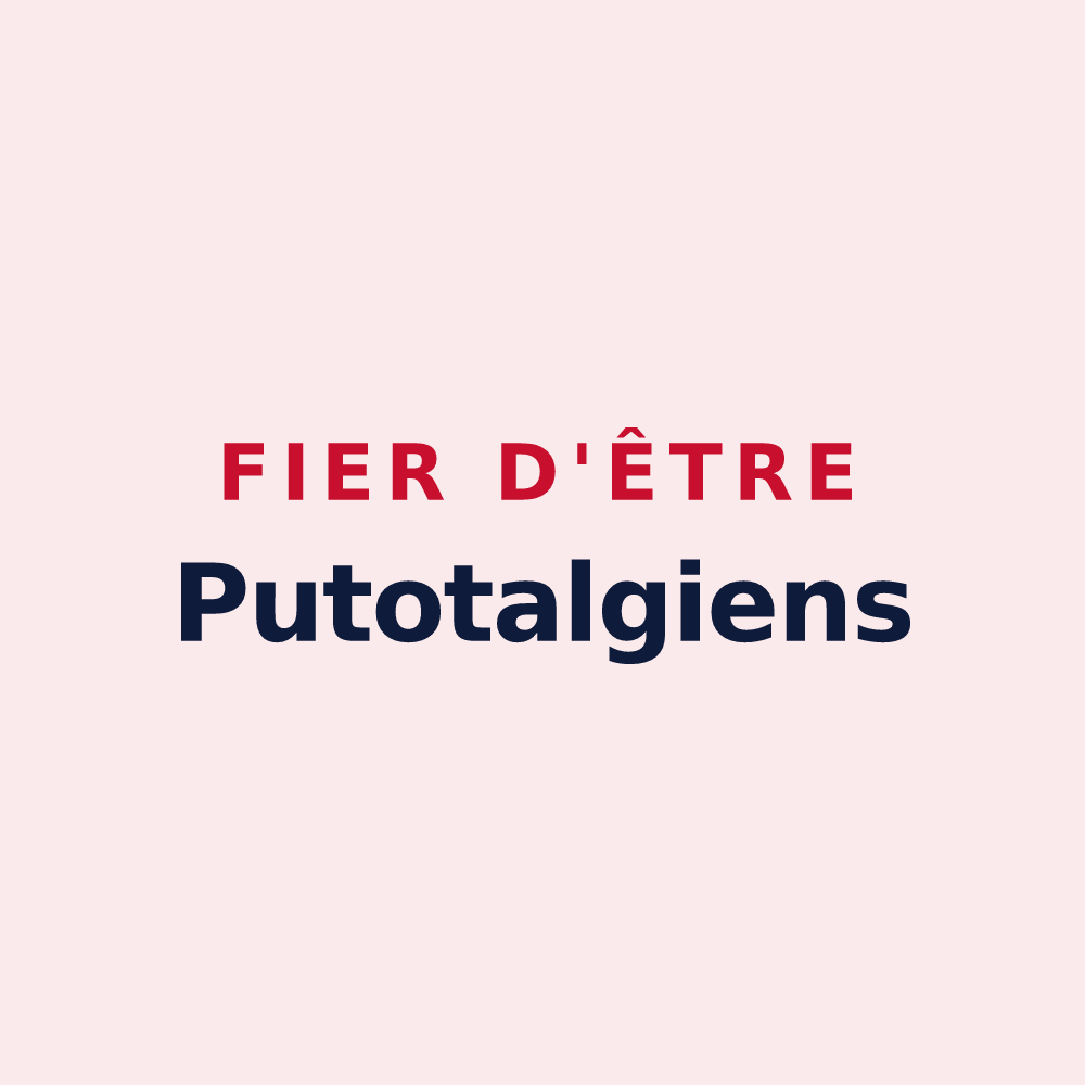 Magnet « Fier d'être Putotalgiens » — design pour Putot-en-Auge