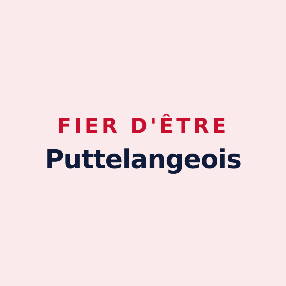 Magnet « Fier d'être Puttelangeois » — design pour Puttelange-aux-Lacs