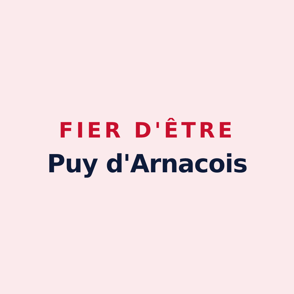Magnet « Fier d'être Puy d'Arnacois » — design pour Puy-d'Arnac