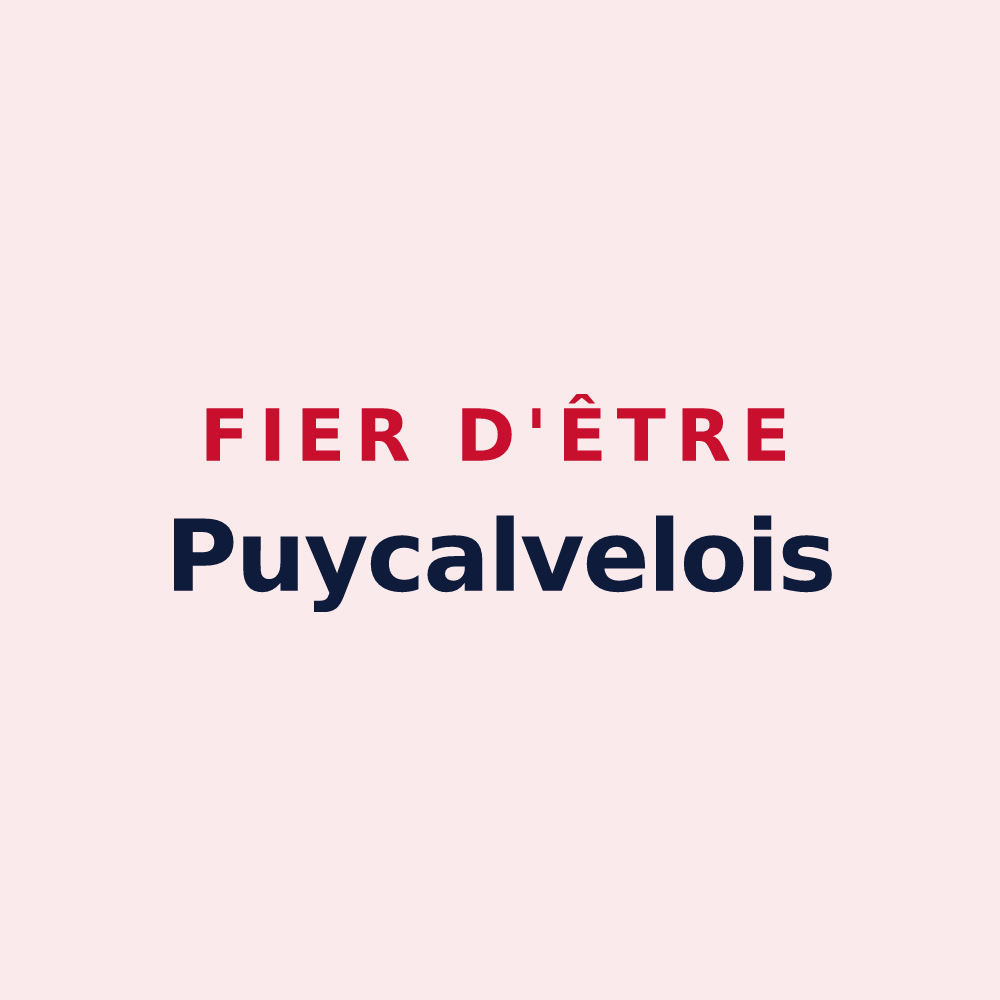 Magnet « Fier d'être Puycalvelois » — design pour Puycalvel