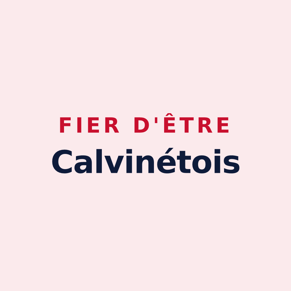 Magnet « Fier d'être Calvinétois » — design pour Puycapel