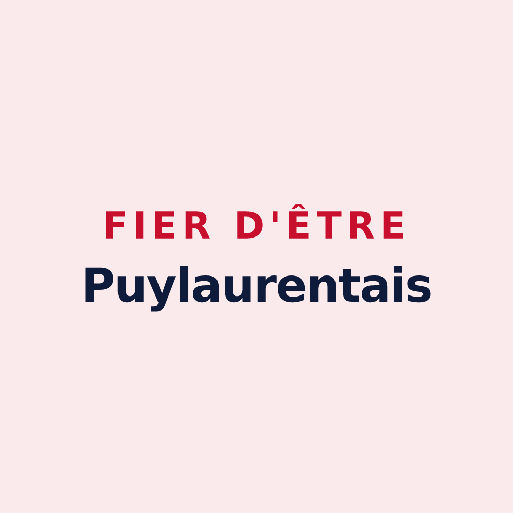 Magnet « Fier d'être Puylaurentais » — design pour Puylaurens