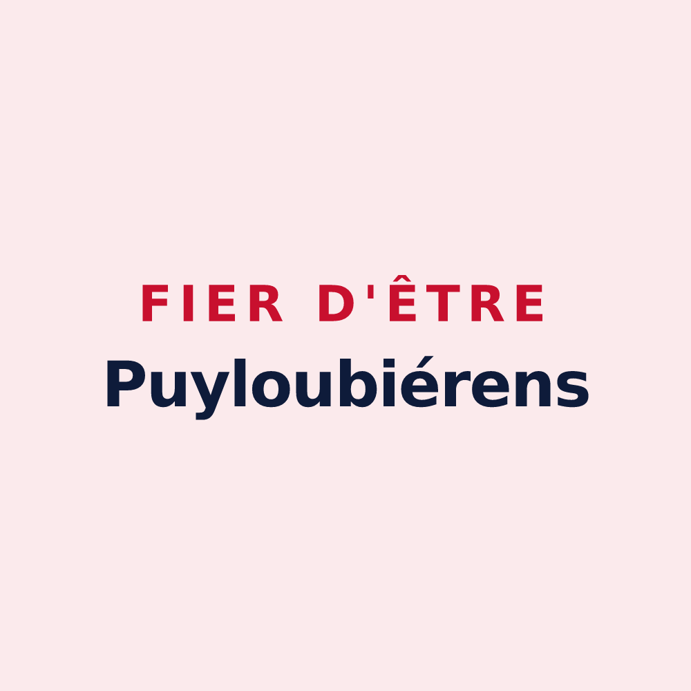 Magnet « Fier d'être Puyloubiérens » — design pour Puyloubier