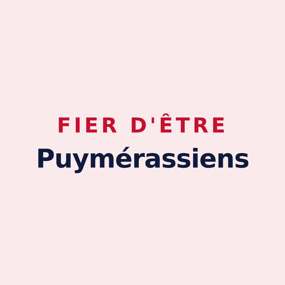 Magnet « Fier d'être Puymérassiens » — design pour Puyméras