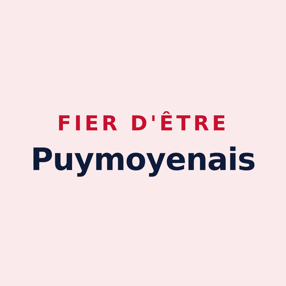 Magnet « Fier d'être Puymoyenais » — design pour Puymoyen