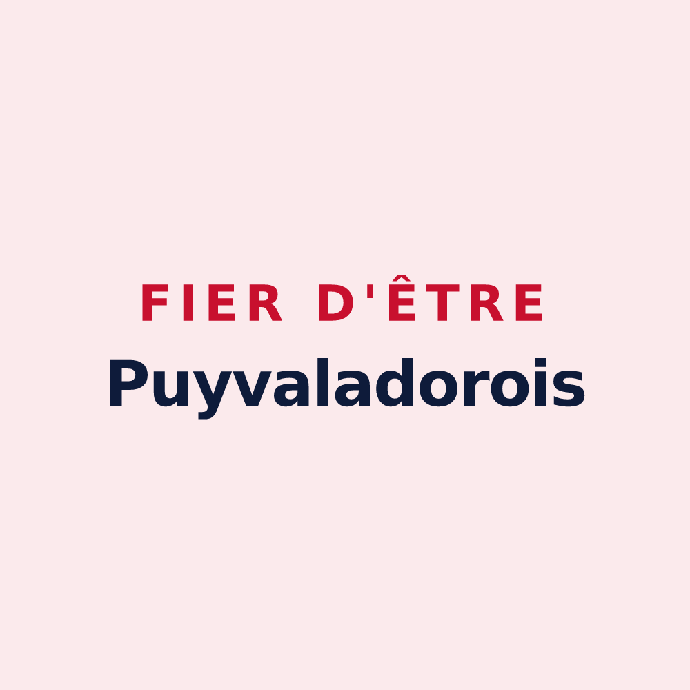 Magnet « Fier d'être Puyvaladorois » — design pour Puyvalador