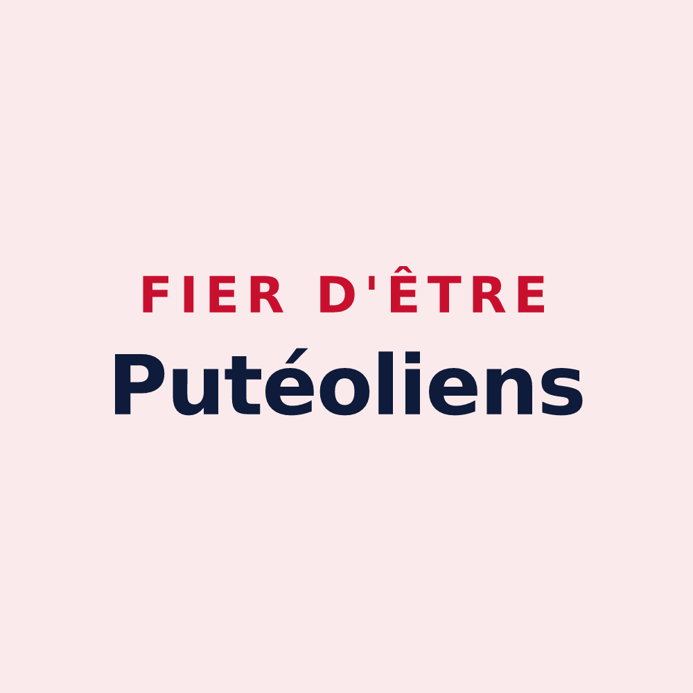 Magnet « Fier d'être Putéoliens » — design pour Puzieux