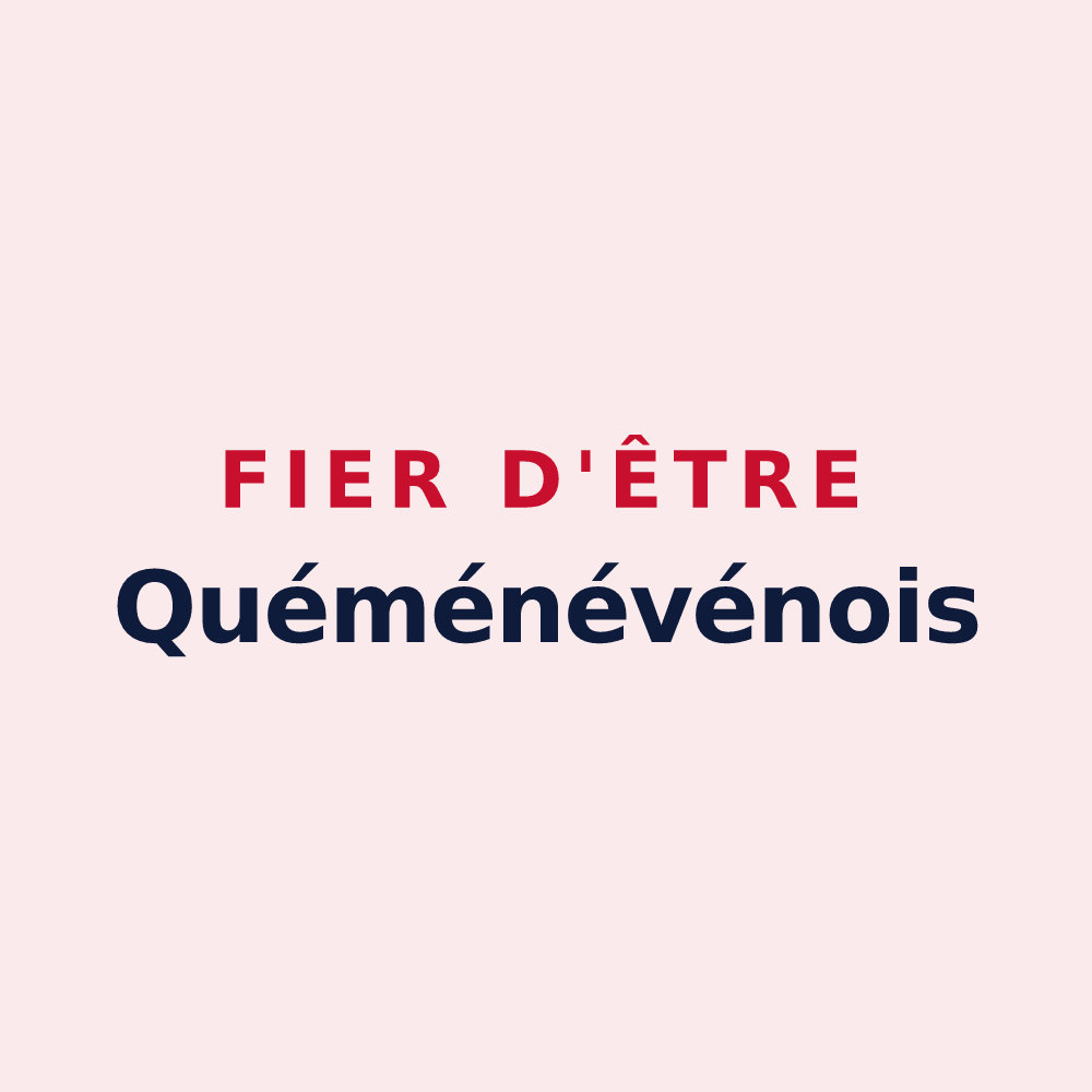Magnet « Fier d'être Quéménévénois » — design pour Quéménéven