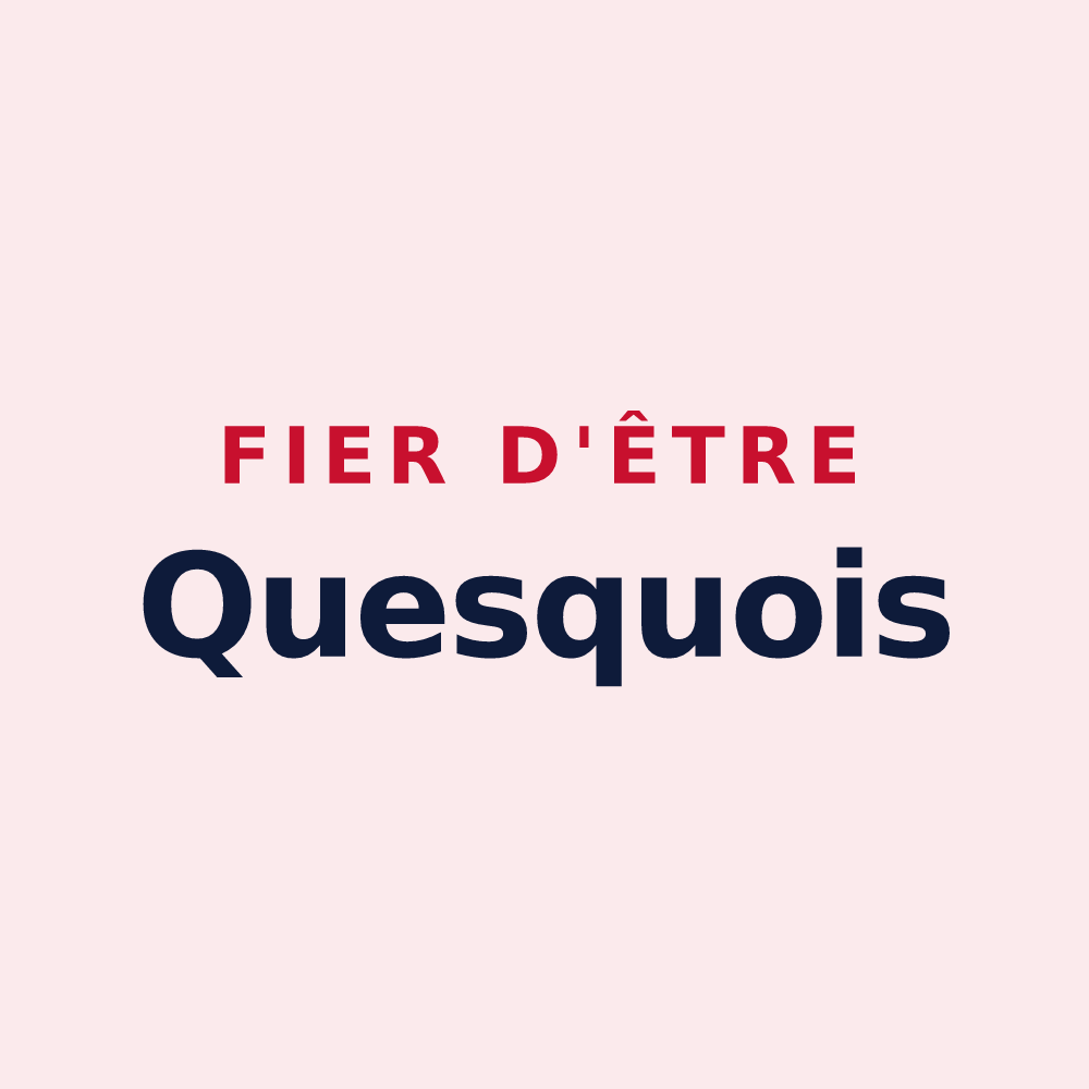 Magnet « Fier d'être Quesquois » — design pour Quesques