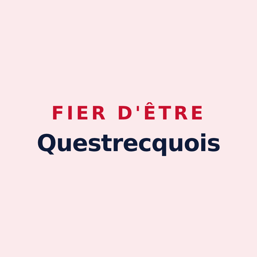 Magnet « Fier d'être Questrecquois » — design pour Questrecques