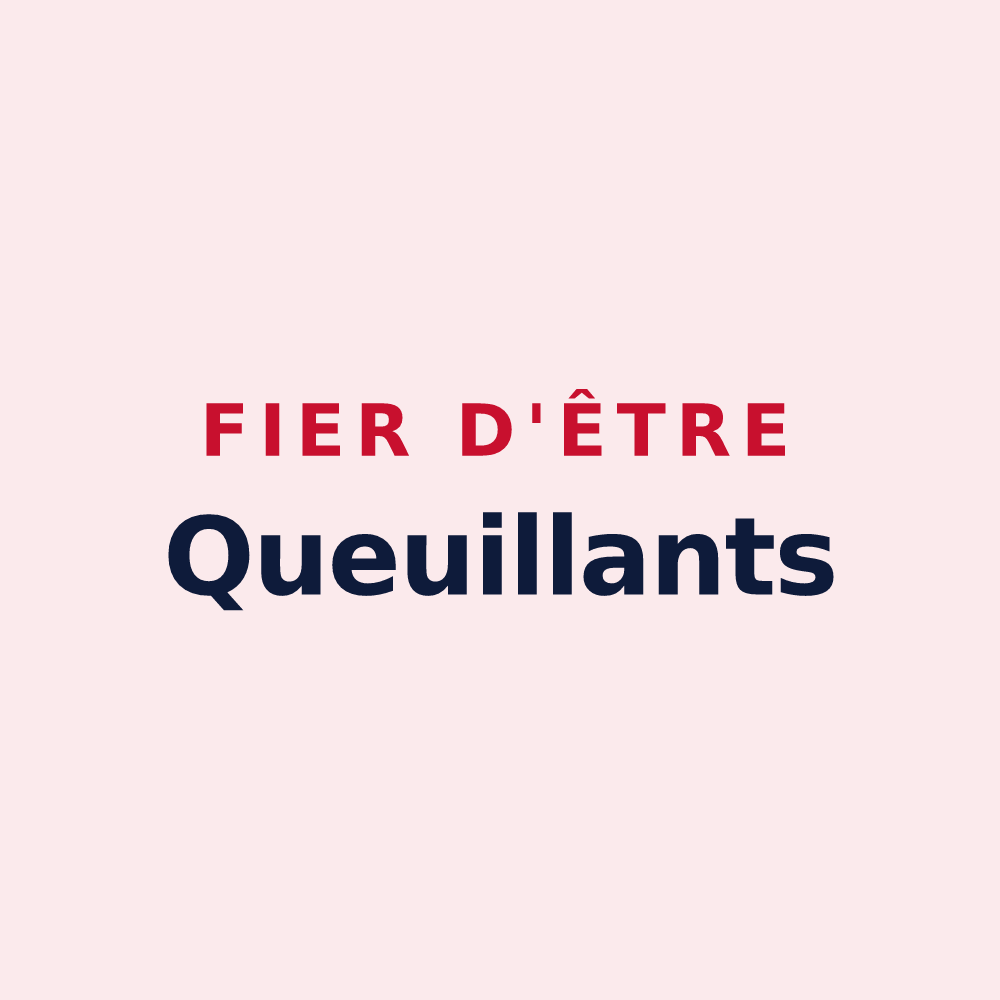 Magnet « Fier d'être Queuillants » — design pour Queuille