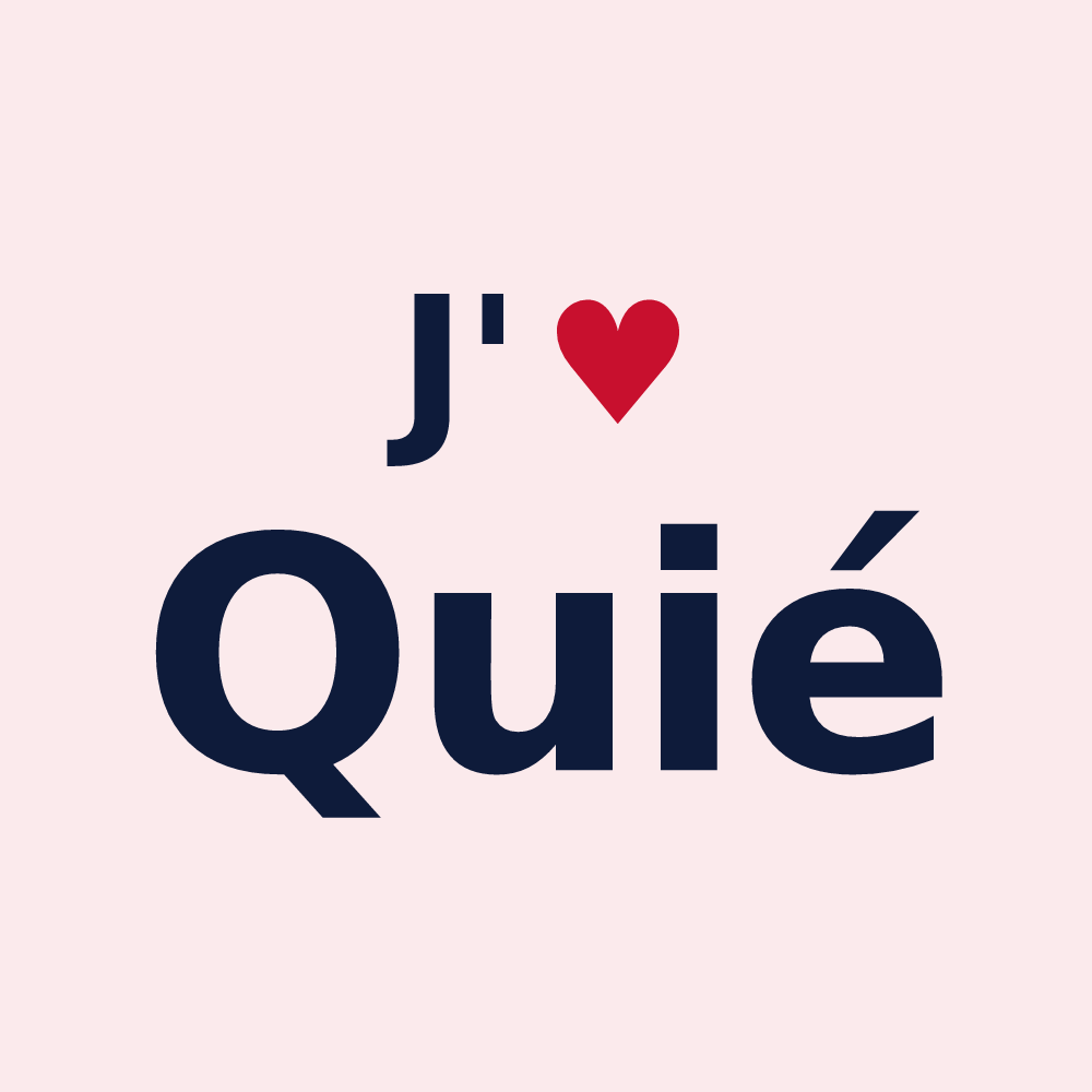 Magnet personnalisé Quié — design J'aime Quié