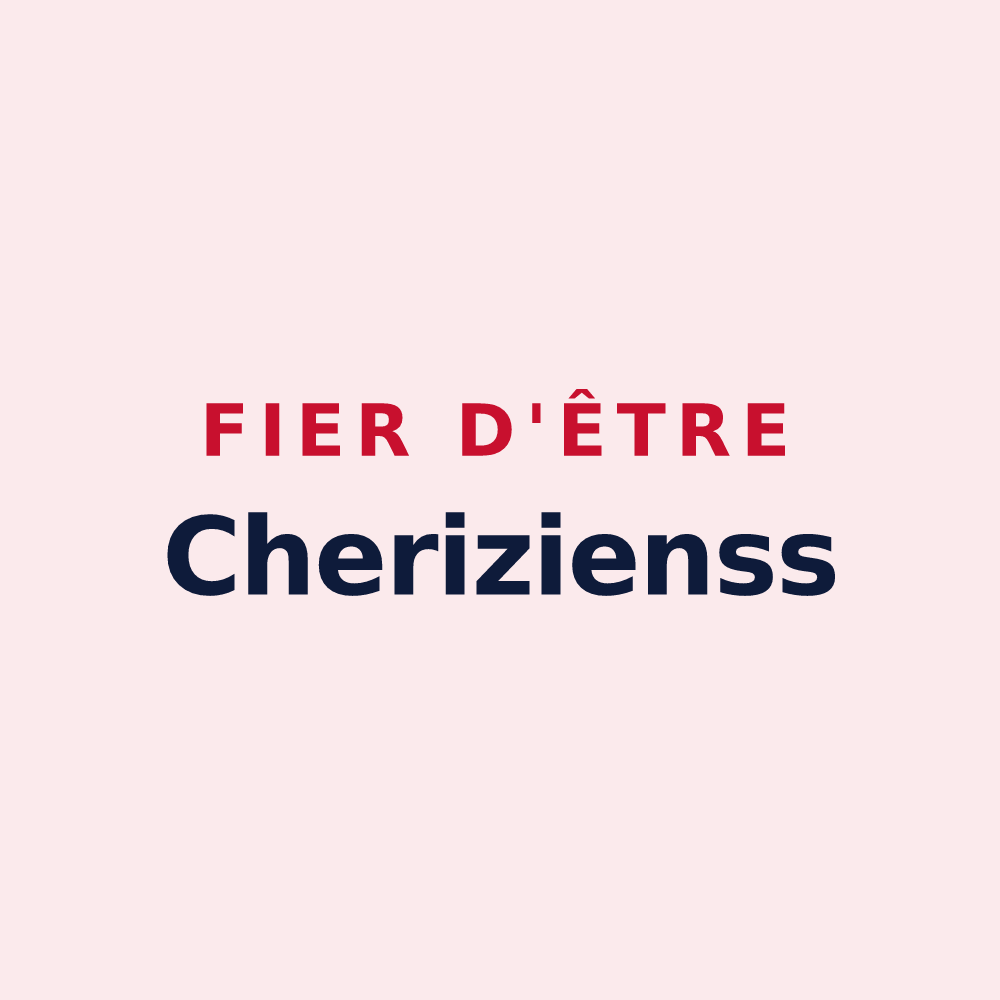 Magnet « Fier d'être Cherizienss » — design pour Quierzy