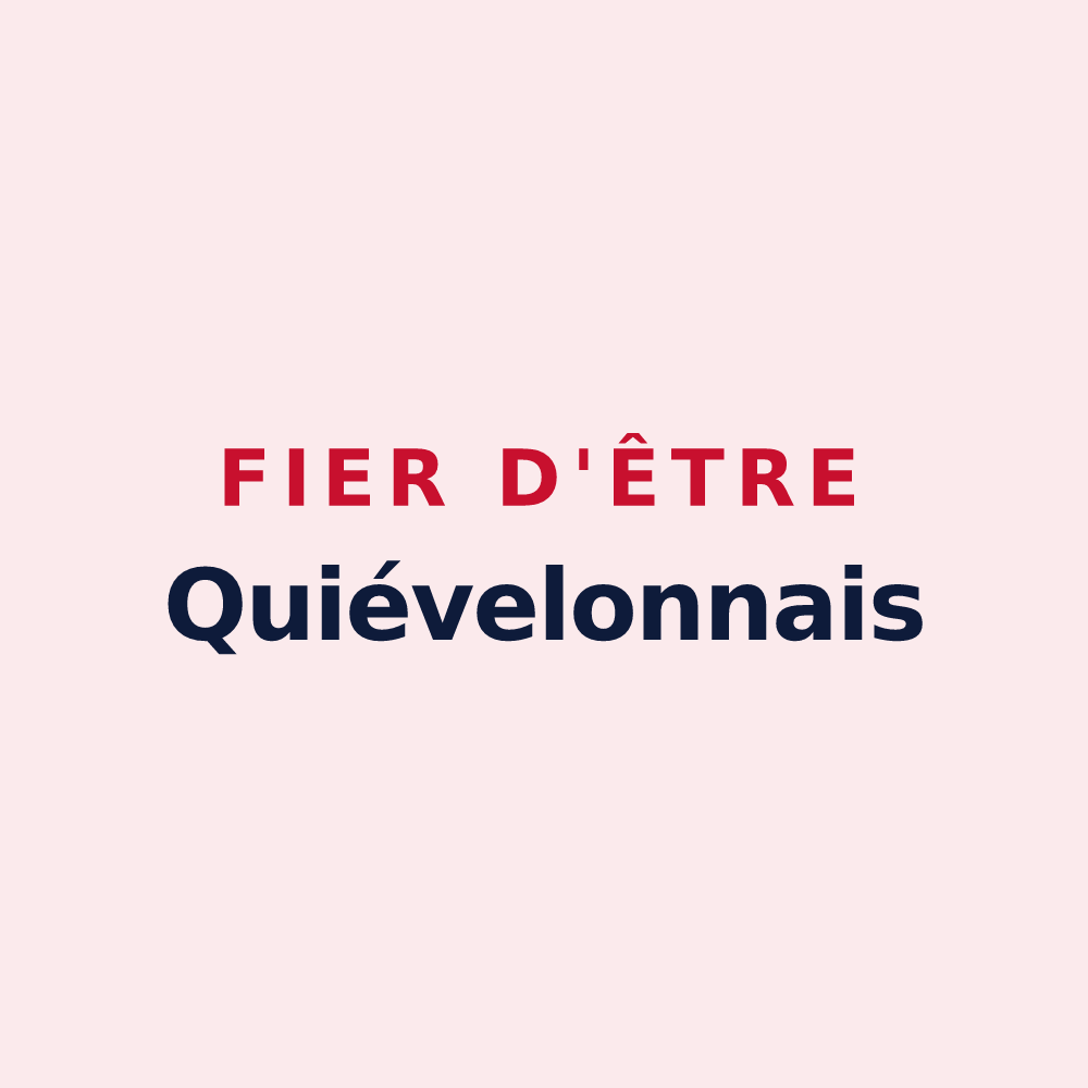 Magnet « Fier d'être Quiévelonnais » — design pour Quiévelon