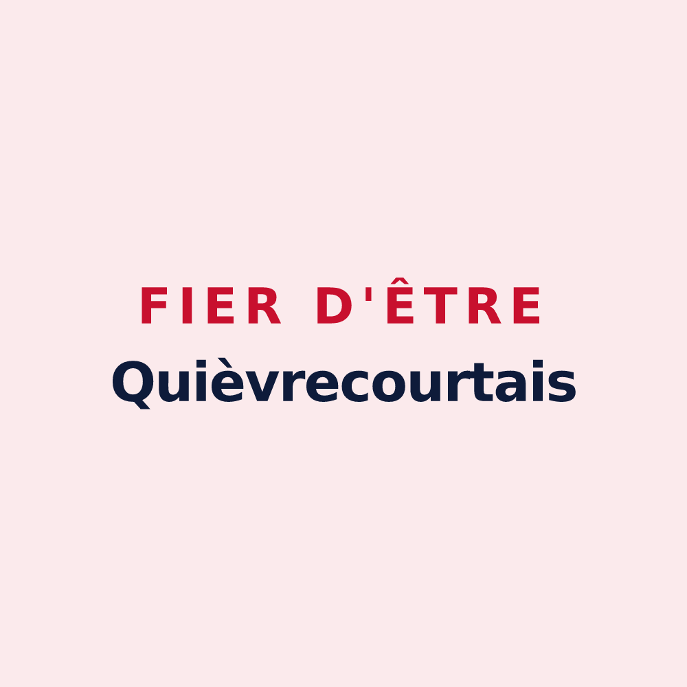 Magnet « Fier d'être Quièvrecourtais » — design pour Quièvrecourt