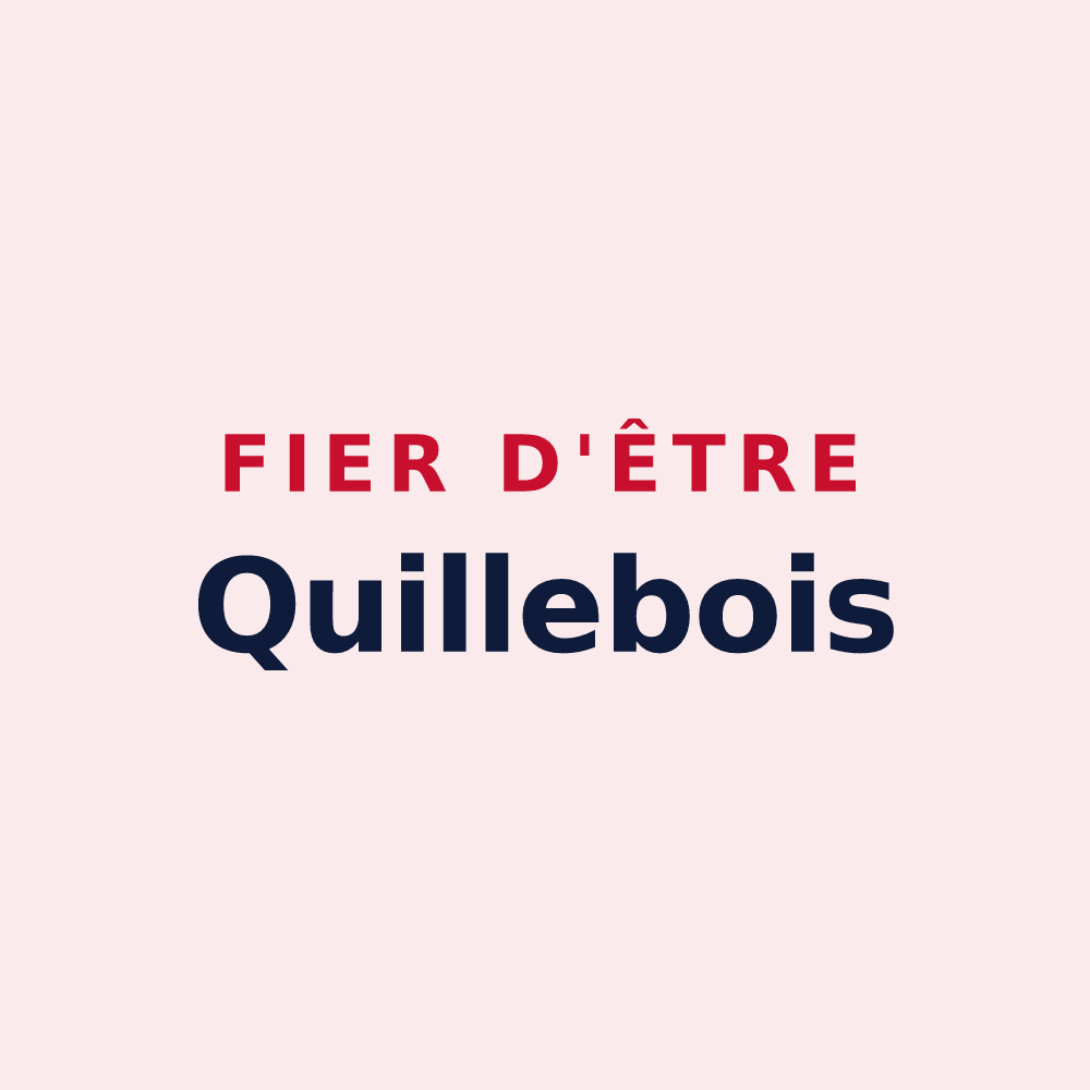 Magnet « Fier d'être Quillebois » — design pour Quillebeuf-sur-Seine