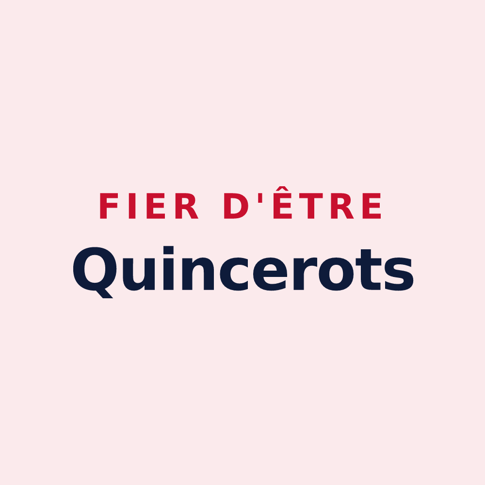 Magnet « Fier d'être Quincerots » — design pour Quincieux