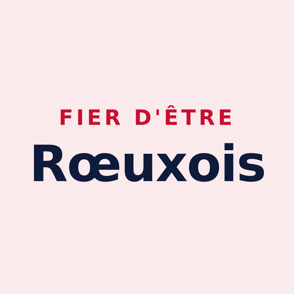 Magnet « Fier d'être Rœuxois » — design pour Rœux