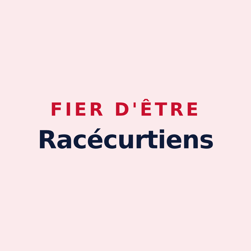 Magnet « Fier d'être Racécurtiens » — design pour Racécourt