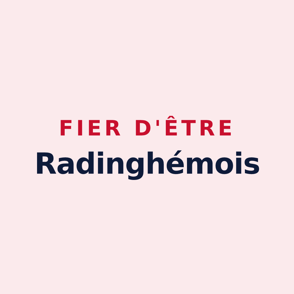 Magnet « Fier d'être Radinghémois » — design pour Radinghem-en-Weppes
