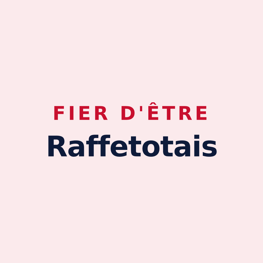 Magnet « Fier d'être Raffetotais » — design pour Raffetot