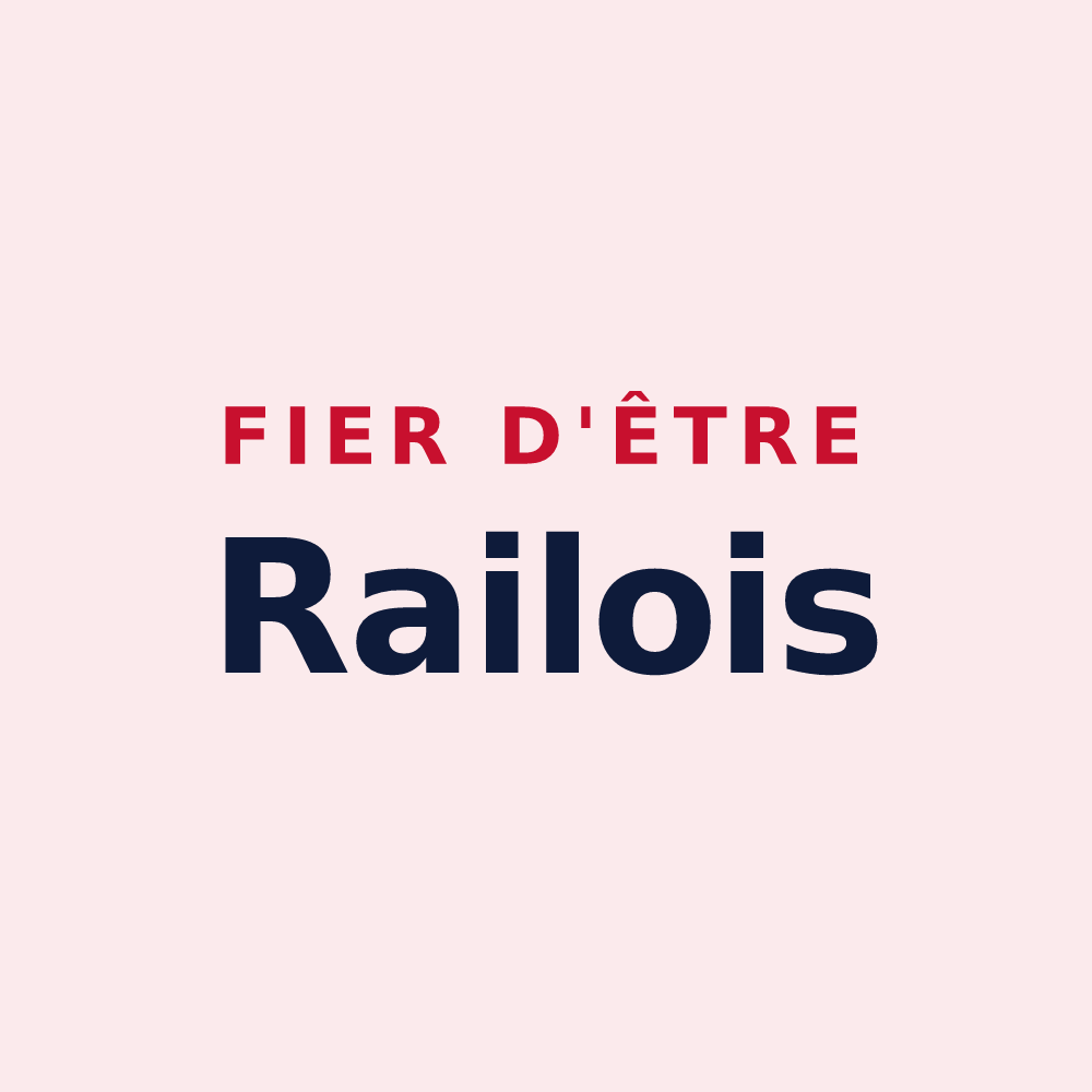 Magnet « Fier d'être Railois » — design pour Rai
