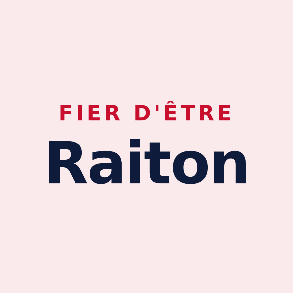 Magnet « Fier d'être Raiton » — design pour Raids