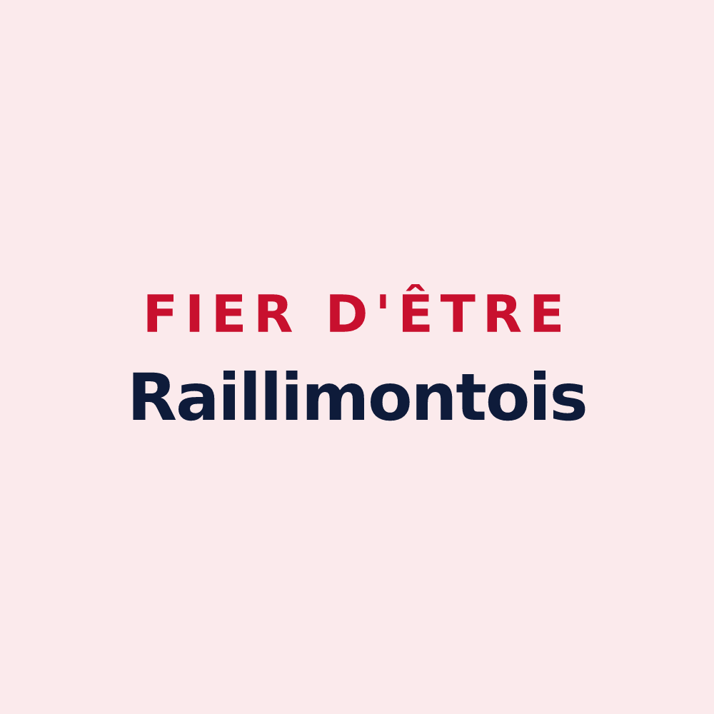 Magnet « Fier d'être Raillimontois » — design pour Raillimont