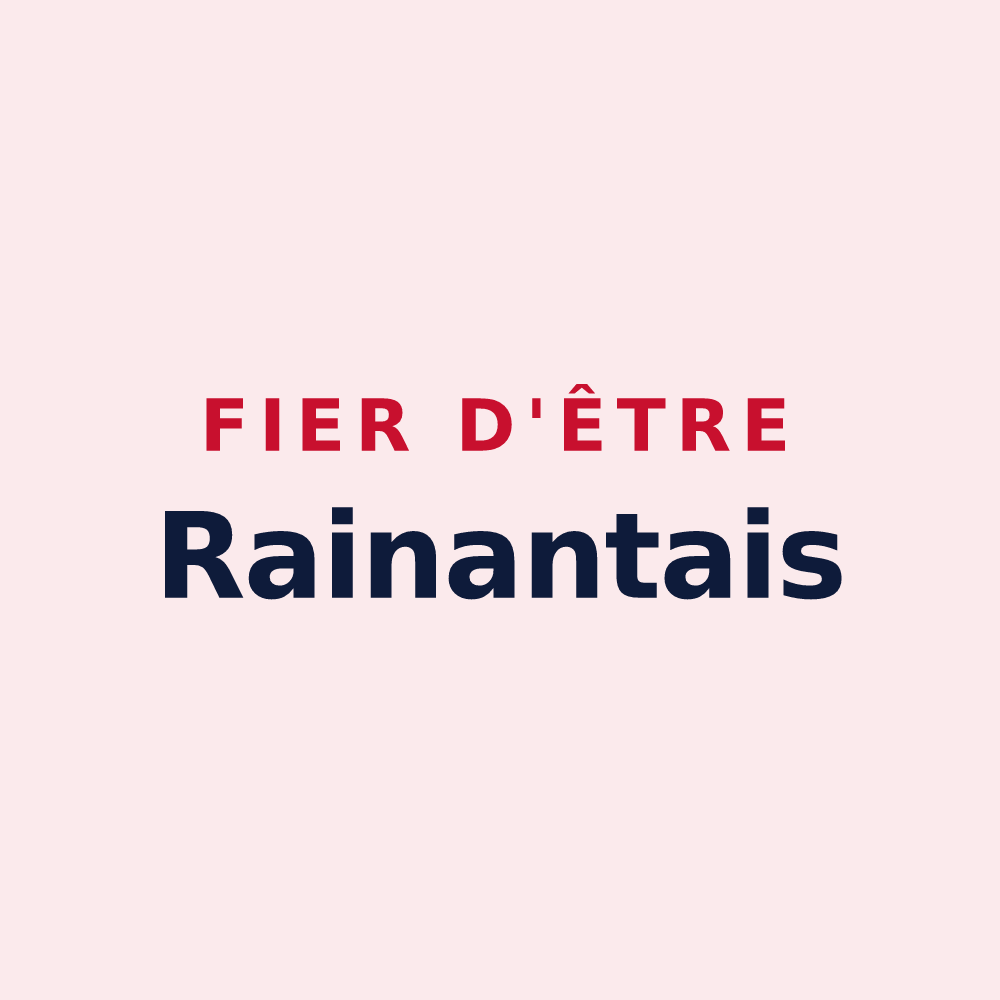 Magnet « Fier d'être Rainantais » — design pour Rainans