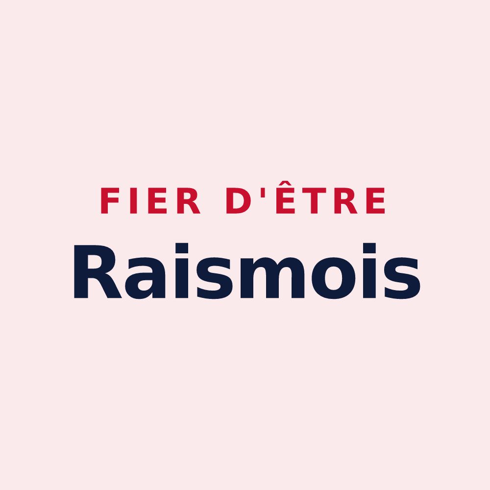 Magnet « Fier d'être Raismois » — design pour Raismes