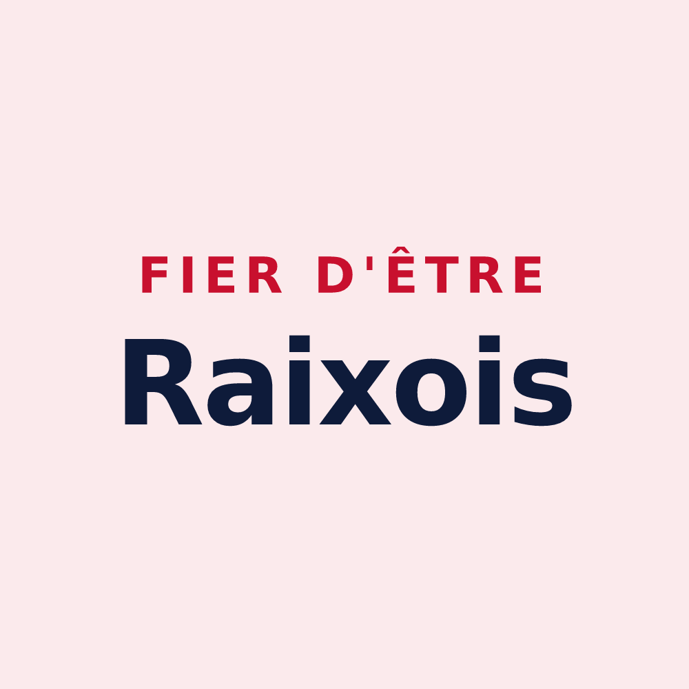 Magnet « Fier d'être Raixois » — design pour Raix