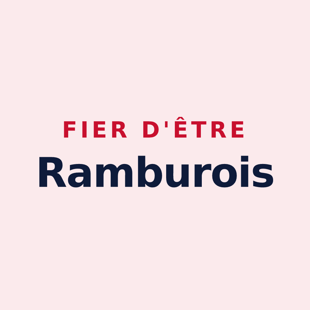 Magnet « Fier d'être Ramburois » — design pour Rambures
