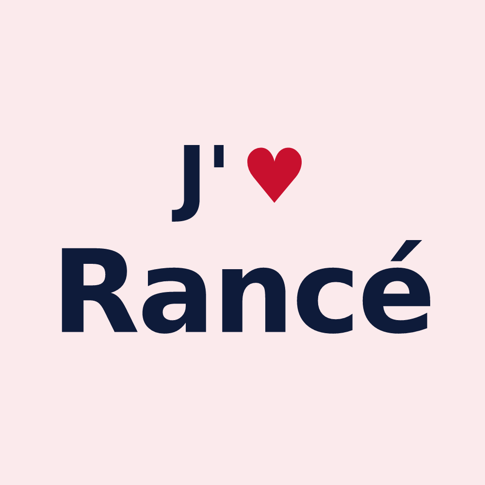 Magnet personnalisé Rancé — design J'aime Rancé