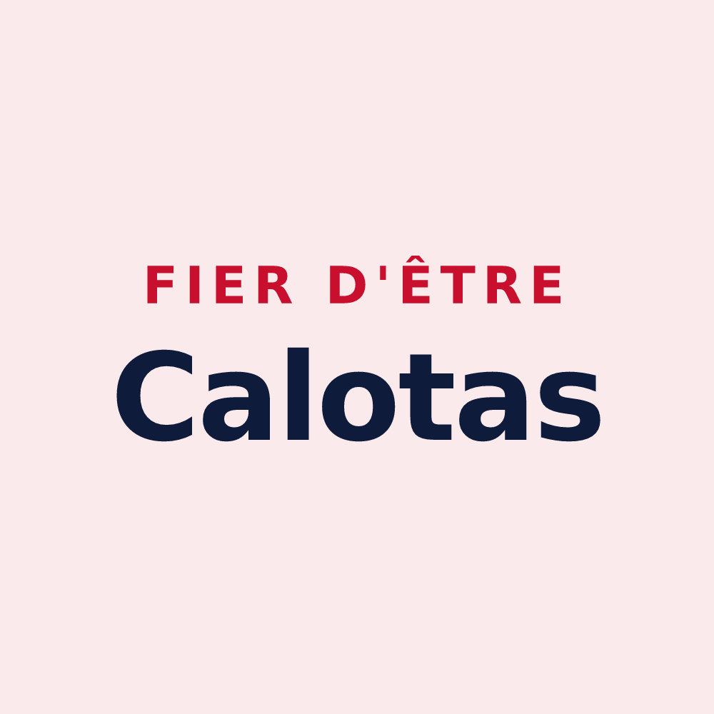 Magnet « Fier d'être Calotas » — design pour Rances