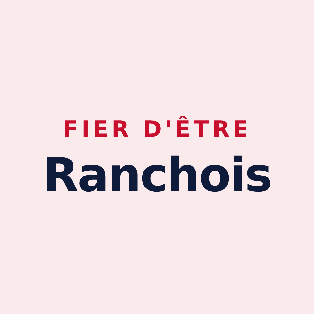Magnet « Fier d'être Ranchois » — design pour Ranchy