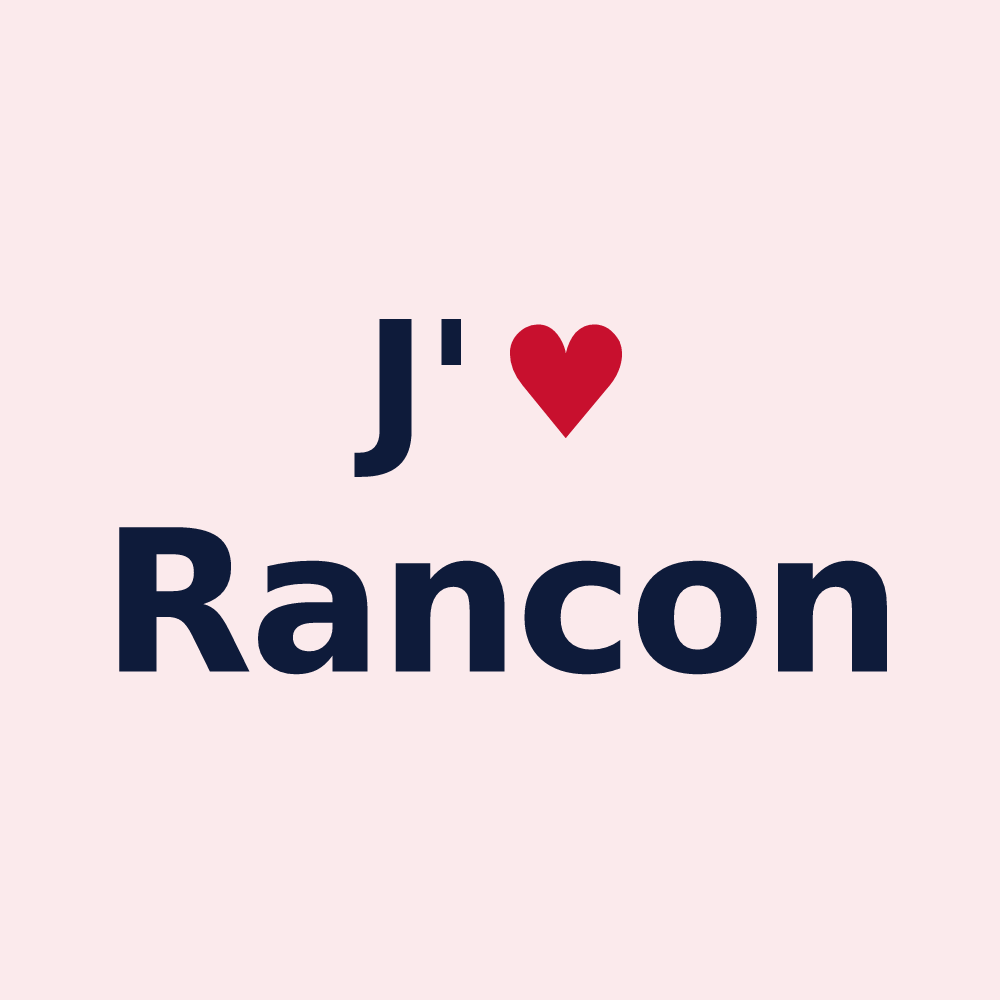 Magnet personnalisé Rancon — design J'aime Rancon