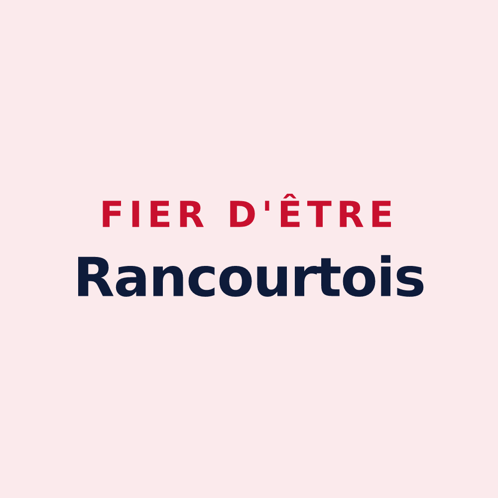 Magnet « Fier d'être Rancourtois » — design pour Rancourt