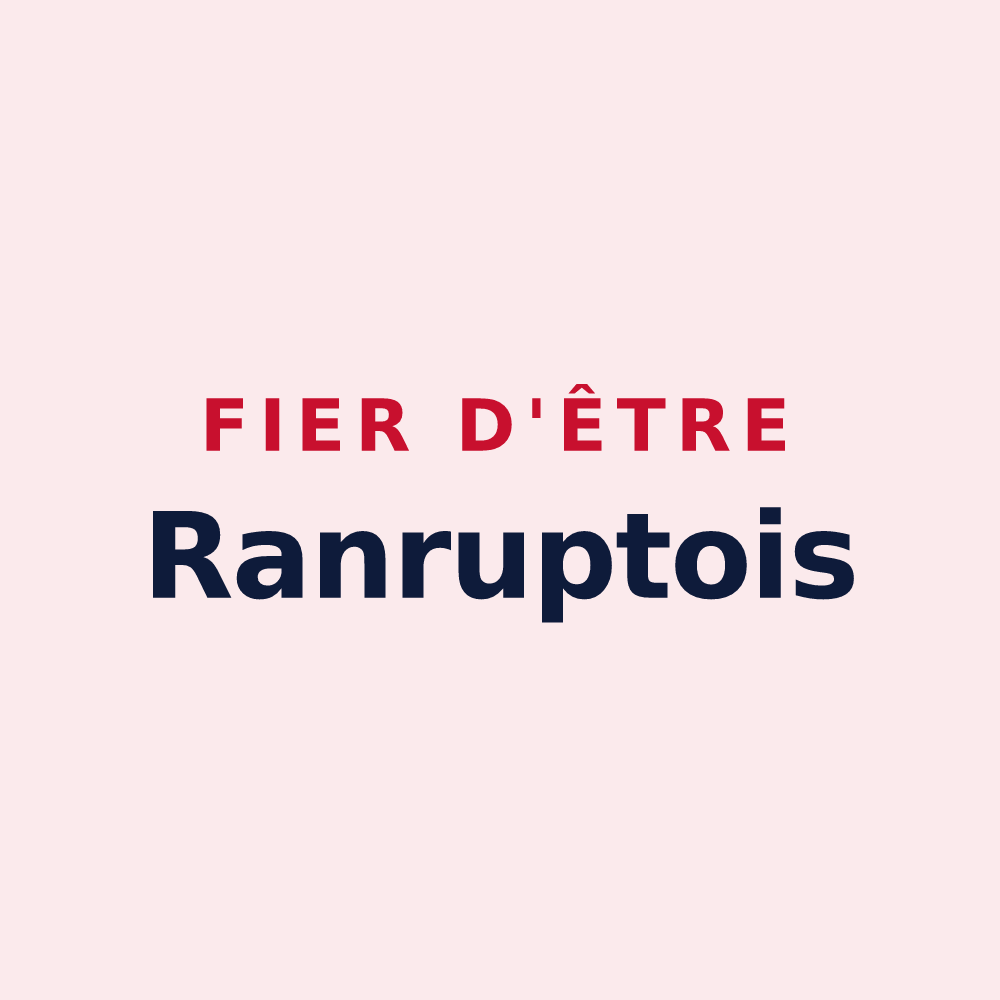 Magnet « Fier d'être Ranruptois » — design pour Ranrupt