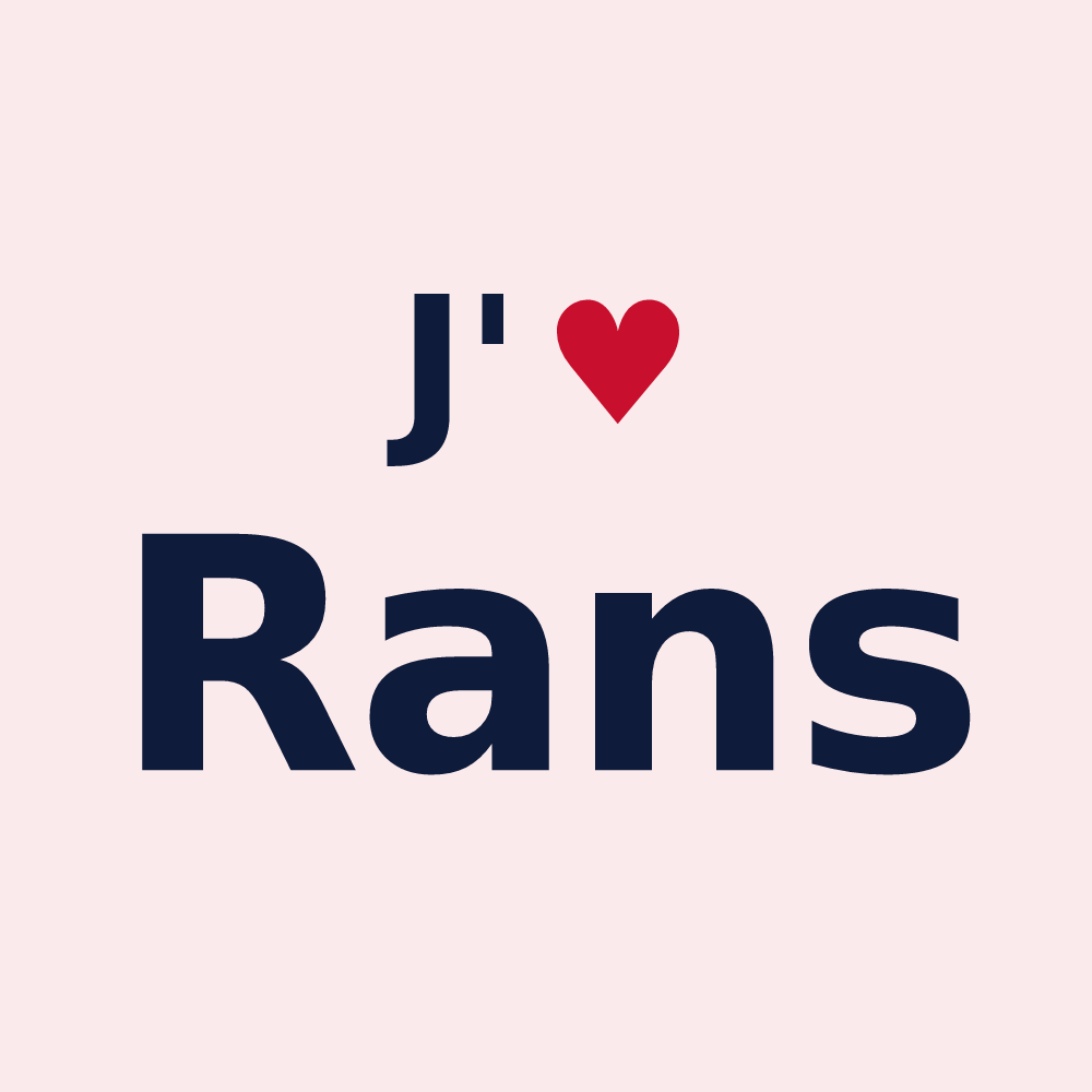 Magnet personnalisé Rans — design J'aime Rans